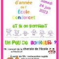 Affiche couleurs fete condorcet 2023 pr tableau numerique