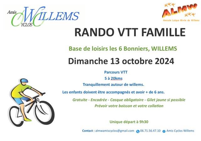 Flyer rando vtt 13 oct 2024 de part 9h30